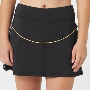 NWT Fila Wild Card Flounce Tennis Skort in Black